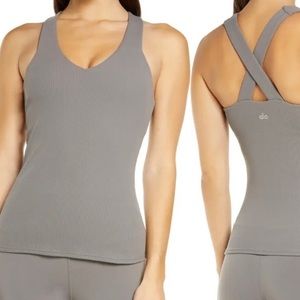 ALO Yoga Gray Intimates Top